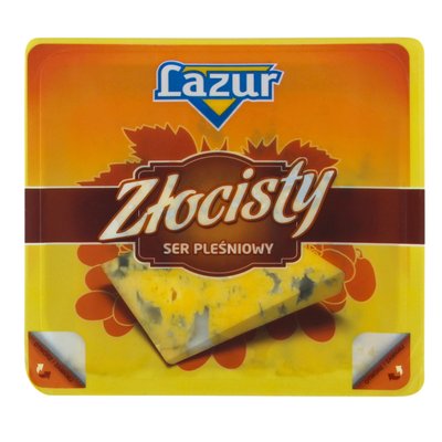 Сир 50% золотистий з пліснявою Lazur, 100г 2197120 фото