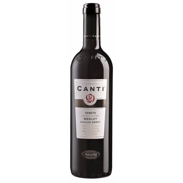Вино червоне напывсолодке Canti Merlot Veneto Medium Sweet, 0,75 л 2937900 фото