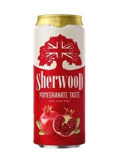 Напій на основі пива газований Гранат з/б Sherwood, 0.5 л 4509690 фото
