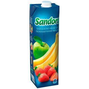 Нектар Банан-Яблоко-Клубника Sandora, 0.95 л 2742930 фото