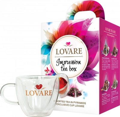 Набір чаю пакетованого Lovare impression box з чашкою 3464230 фото