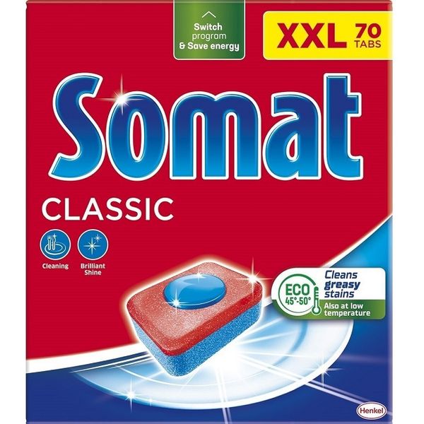 Таблетки для посудомийної машини Classic Somat, 70 шт 4046530 фото