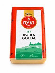 Сир твердий 45% Гауда Ryki, 100 г 4669940 фото