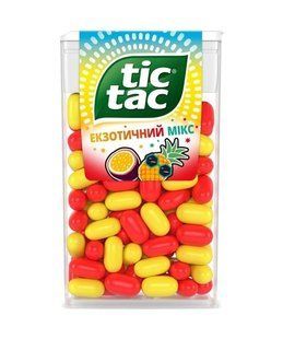 Драже зі смаком ананаса та маракуї Exotic escape Tic Tac п/у 54г 4616920 фото