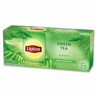 Чай пакетований зелений Classic Lipton, 20 шт/уп. 4634200 фото