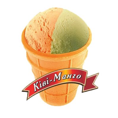 Мороженое со вкусом киви-манго Ласунка, 70 г 4013550 фото