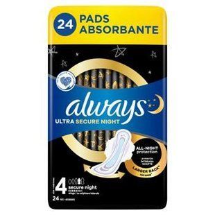 Прокладки гигиенические Ultra Secure Night Always, 24 шт/уп. 4080110 фото