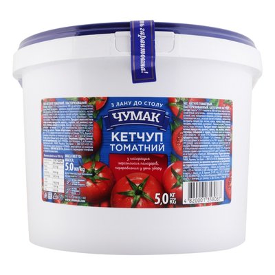Кетчуп томатний Чумак, 5 кг 1720400 фото