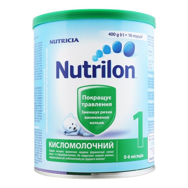 Смесь кисломолочная сухая Nutrilon 1, 400 г 2196040 фото