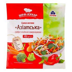 Замороженная овощная смесь Азиатская смесь Рудь, 400 г 4636940 фото