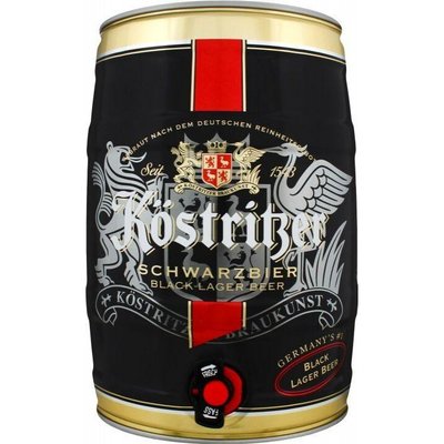 Пиво 4.8% темное Schwarzbier Kostritzer, 5л 4223190 фото