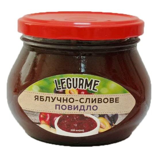 Консервоване повидло яблучно-сливове Legurme, 430 г 4368830 фото