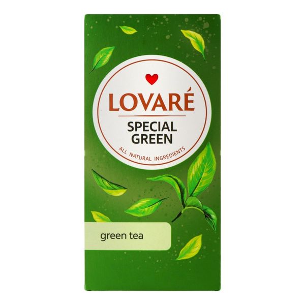 Чай зеленый байховый мелкий Special Green Lovare 24 шт/уп. 3209870 фото