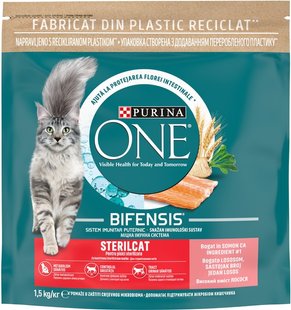 Корм сухий для котів стерилізованих Sterilcat Purina One, 1.5 кг 2834250 фото