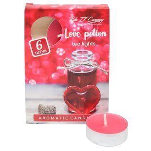Свічка-таблетка чайна ароматизована Love Pako 6 шт 4675280 фото