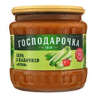 Консервована кабачкова ікра Господарочка, 440 г 2792410 фото