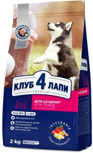 Корм сухий для цуценят з куркою Premium Club 4 Paws, 2 кг 3010550 фото