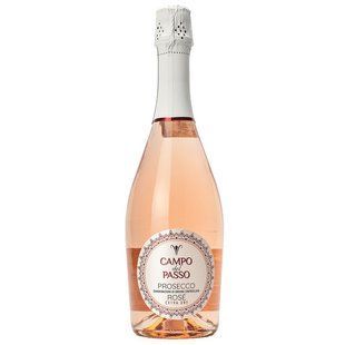 Вино игристое розовое экстра-сухое Prosecco Doс Millesimato Extra Dry Campo Del Passo, 0.75 л 3558750 фото