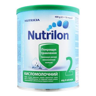 Суміш кисломолочна суха Nutrilon 2, 400 г 2196050 фото