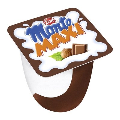 Десерт 13.3% молочний з шоколадом та лісовими горіхами Maxi Monte Zott, 100 г 3175540 фото