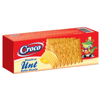 Печиво із вершковим маслом Croco, 100 г 3902580 фото