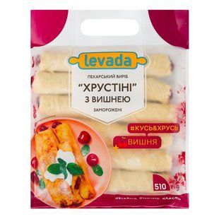 Хрустіні заморожене з вишнею Levada м/у, 510 г 4619960 фото