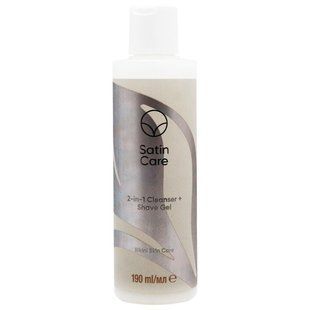 Гель для гоління Satin Care 2-в-1 Засіб для очищення Gillette, 190 мл 4683170 фото