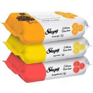 Вологі серветки Citrus Garden Sleepy, 120 шт/уп. 4398780 фото