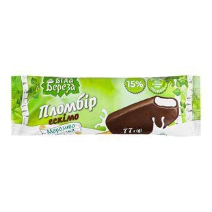 Морозиво ескімо у глазурі Біла Береза, 77 г 1979120 фото