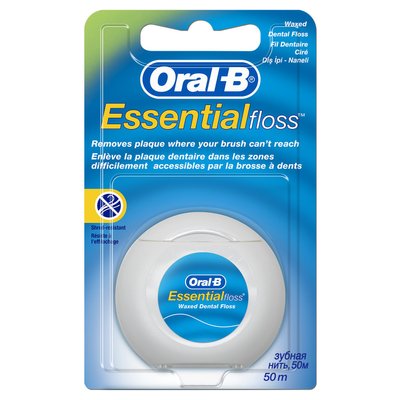 Зубна нитка Oral-B Essential М'ятна, 50 м 2435020 фото