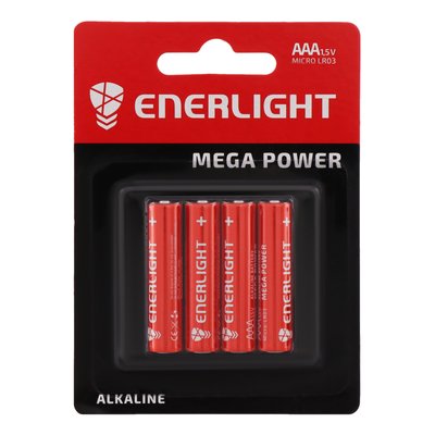 Батарейка AAA 1.5V Mega Power Enerlight, 4 шт 3313460 фото