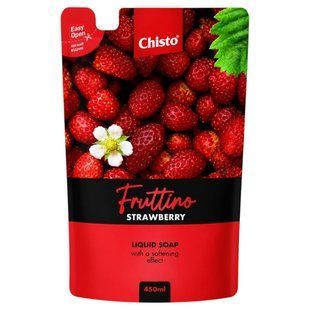 Жидкое мыло Strawberry Chisto Fruttino, 450 мл 4777840 фото