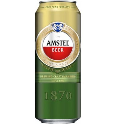 Пиво світле ж/б Amstel, 0.5 л 3582790 фото
