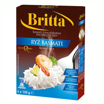 Крупа рис Басматі Britta, 100 г*4 шт. 3859090 фото