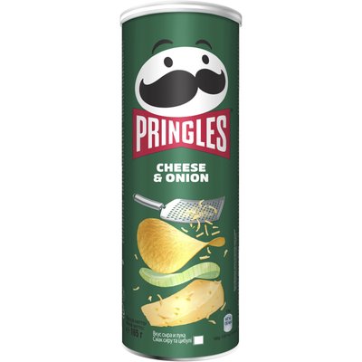 Чипсы со вкусом сыра и лука Pringles, 165 г 3431660 фото