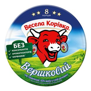 Сир плавлений вершковий Весела корівка, 120 г 1605400 фото