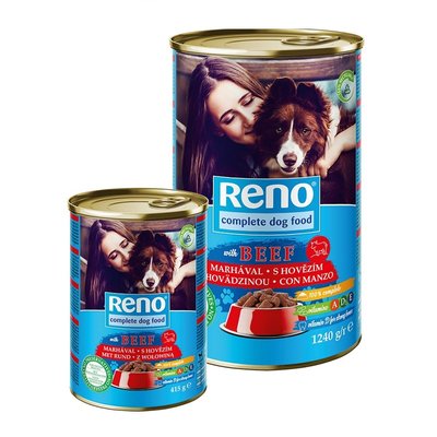 Корм для собак с говядиной Reno, 1.24кг 4246420 фото