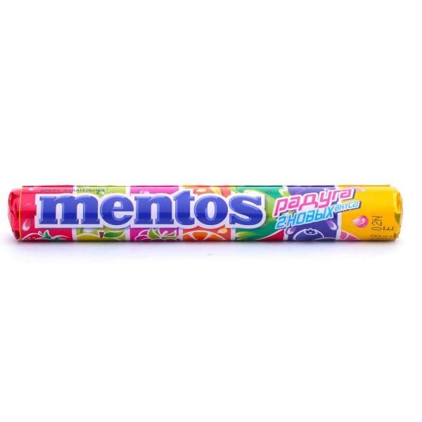 Драже жевательное со вкусом фруктов Rainbow Mentos, 37.5 г 3955750 фото