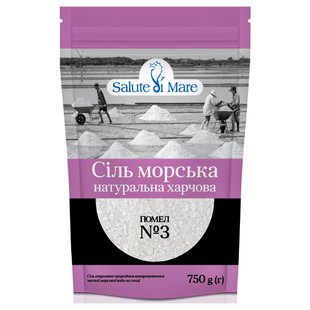 Сіль морська крупна Salute Mare, 750 г 1290050 фото