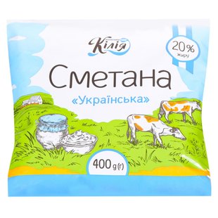 Сметана 20% Українська, 400 г 2709240 фото