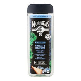 Гель-шампунь для мужчин 4в1 Кедр и минералы Le Petit Marseillais 400мл 4638260 фото