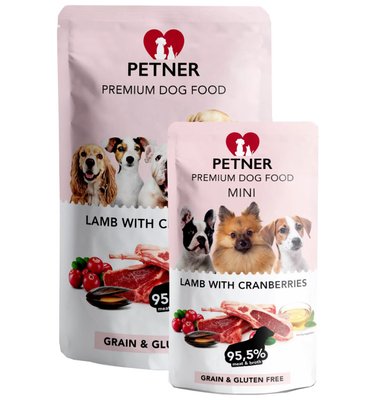 Корм для собак баранина в журавлинному соусі Premium Petner, 150 г 4009520 фото