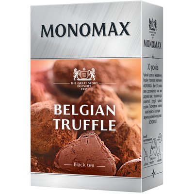 Чай чорний цейлонський листовий Belgian Truffle Мономах, 80 г 3552810 фото