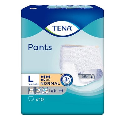 Підгузники-трусики одноразові Large Pants Normal Tena, 10 шт 3244430 фото