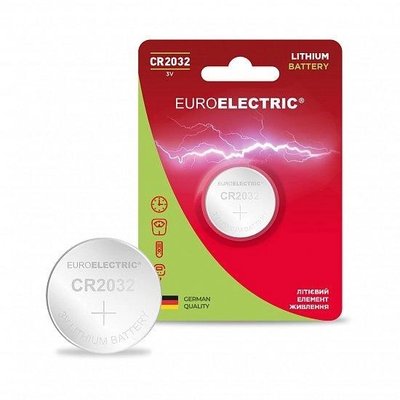 Батарейки Lithium BL-CR2032-EE Euroelectric, 1шт 4199710 фото