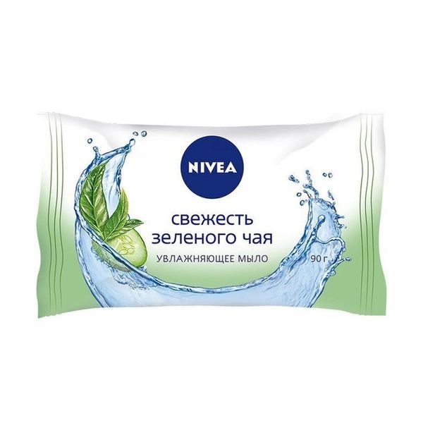 Мило туалетне зволожуюче Свіжість зеленого чаю Nivea, 90 г 2645780 фото