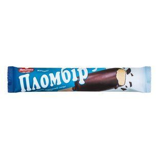 Морозиво пломбір в тонкій глазурі какао Ласунка, 75 г 3377990 фото