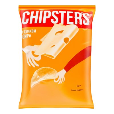 Чіпси зі смаком сиру Chipster's, 130 г 3223920 фото