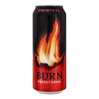 Напиток энергетический безалкогольный сильногазированный ж/б Burn, 0.5 л 2755640 фото