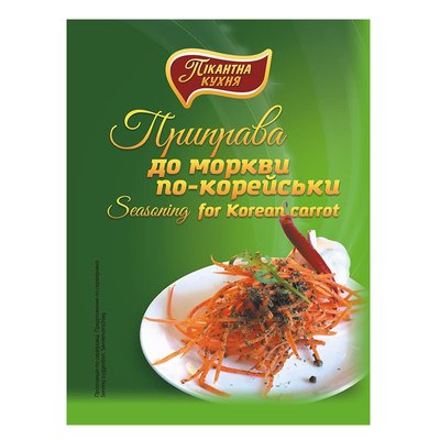 Приправа до моркви по-корейськи Пікантна Кухня, 30 г 4186340 фото